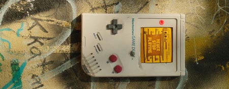A handheld game console